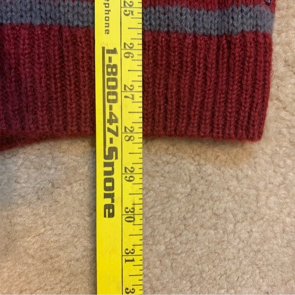 Richard Chai for Original Penguin Mens Chunky Knit Stripe Cardigan-M - Picture 12 of 13